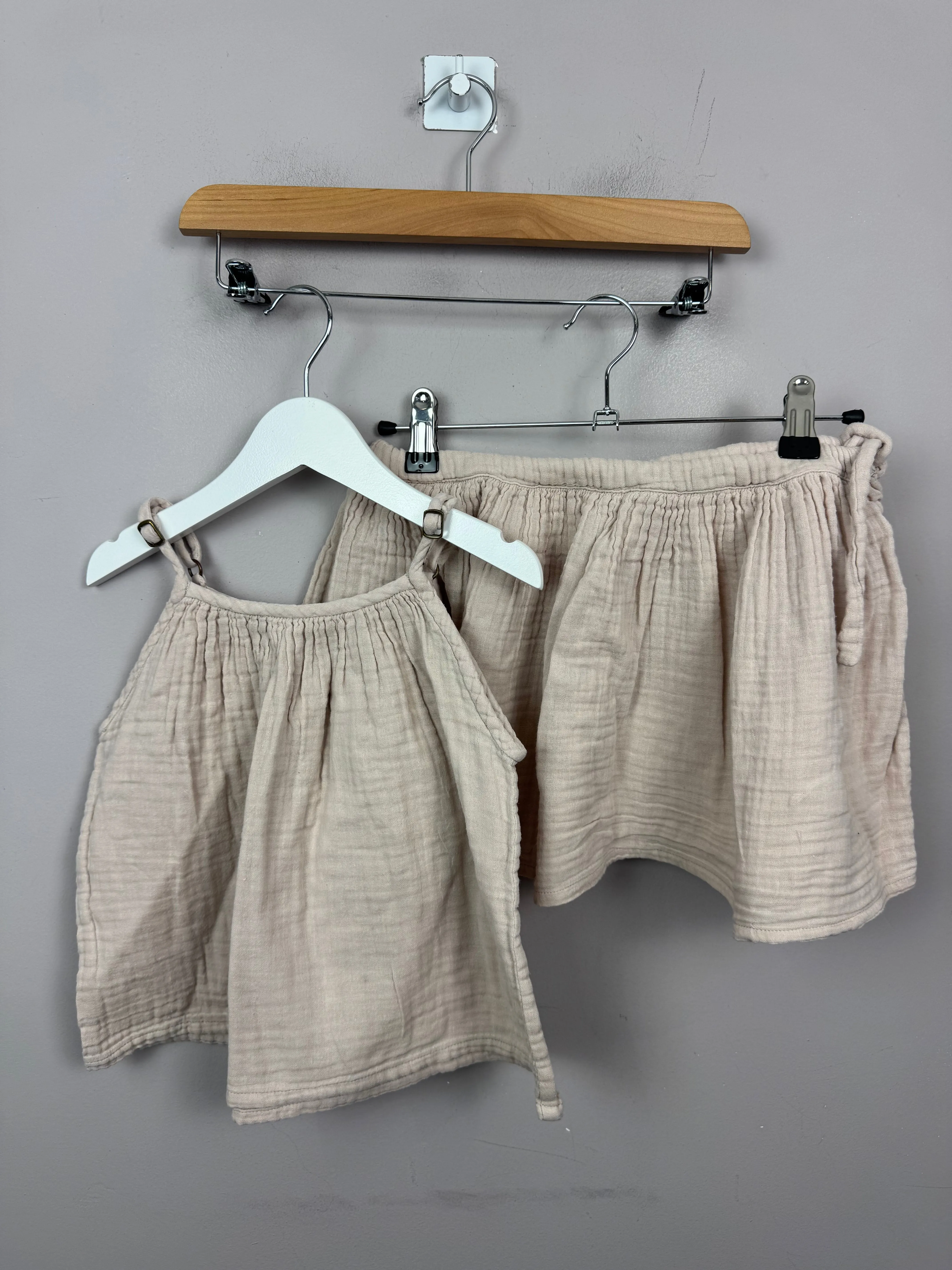 Numero 74 Blush Cheesecloth Skirt Set 5-6y