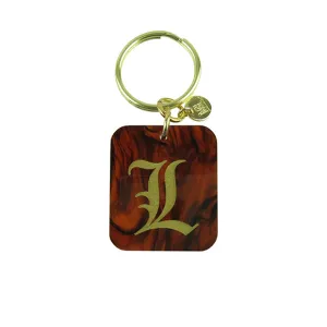 Old English Single Letter Keychain (WS)