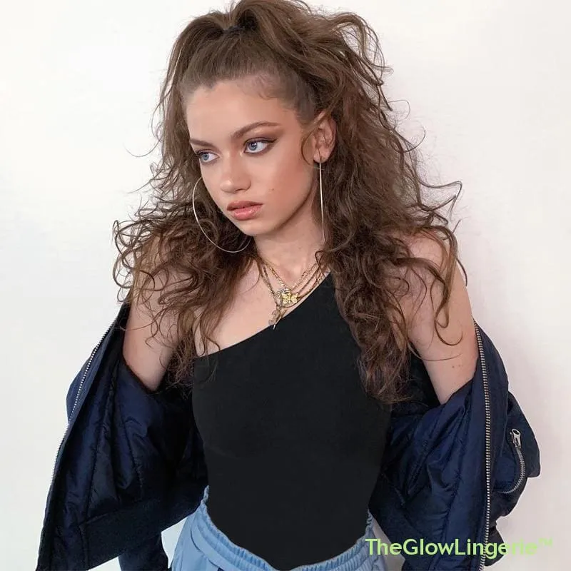 One-Shoulder Sexy Bodysuits  Neon Sexy Club