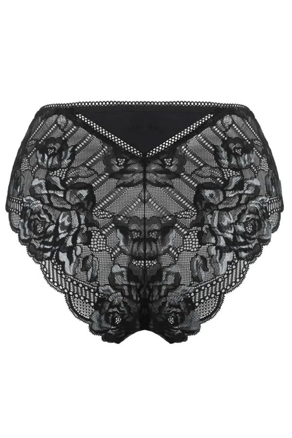 Ooo La La High Waist Brazilian - Black/Slate