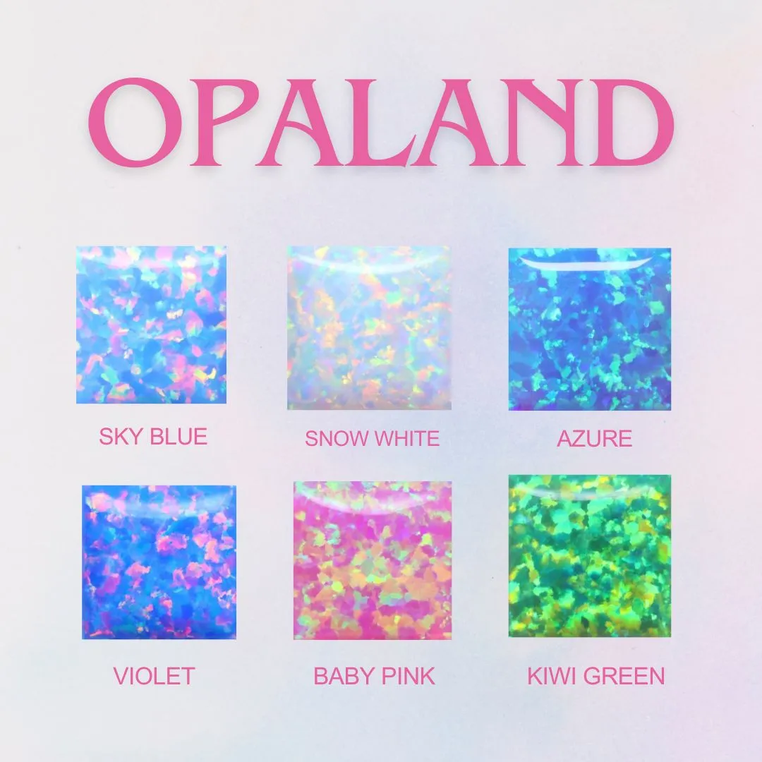 Opal Bead Necklace – Minimalist Elegance