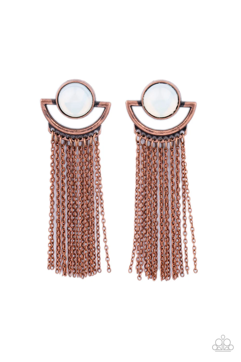 Opal Oracle - Copper Earrings