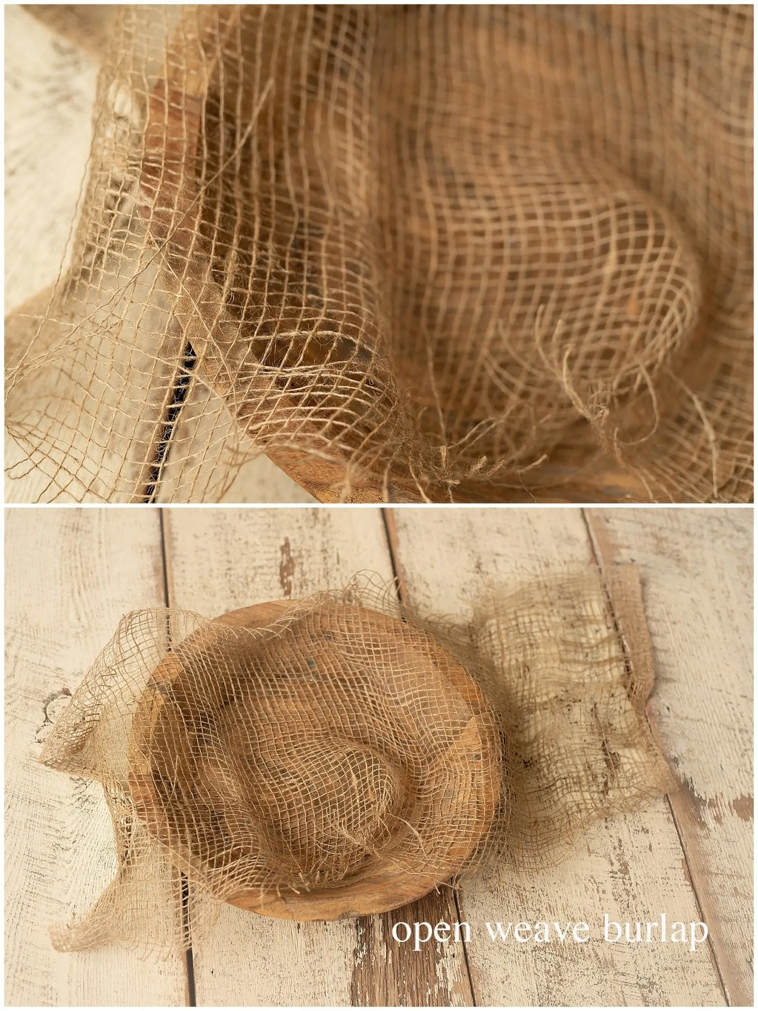 Open Weave Burlap