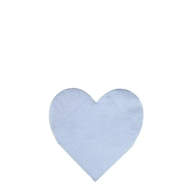 Party Palette Heart Small Napkins