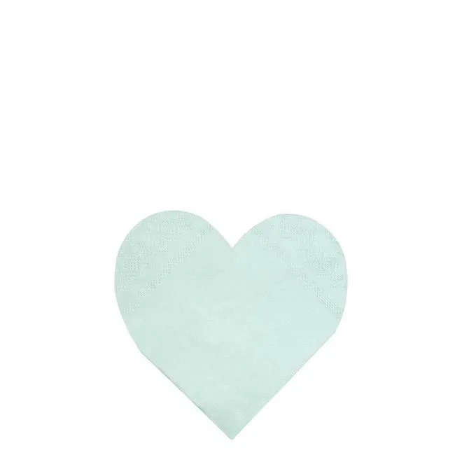 Party Palette Heart Small Napkins