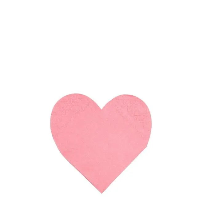 Party Palette Heart Small Napkins