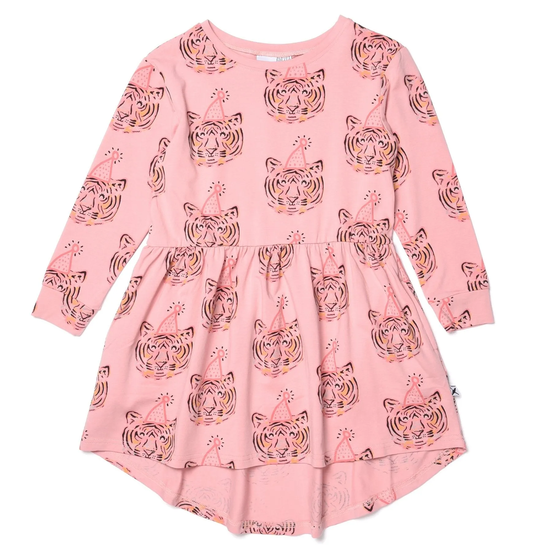Party Tigers Dress - Light Rose