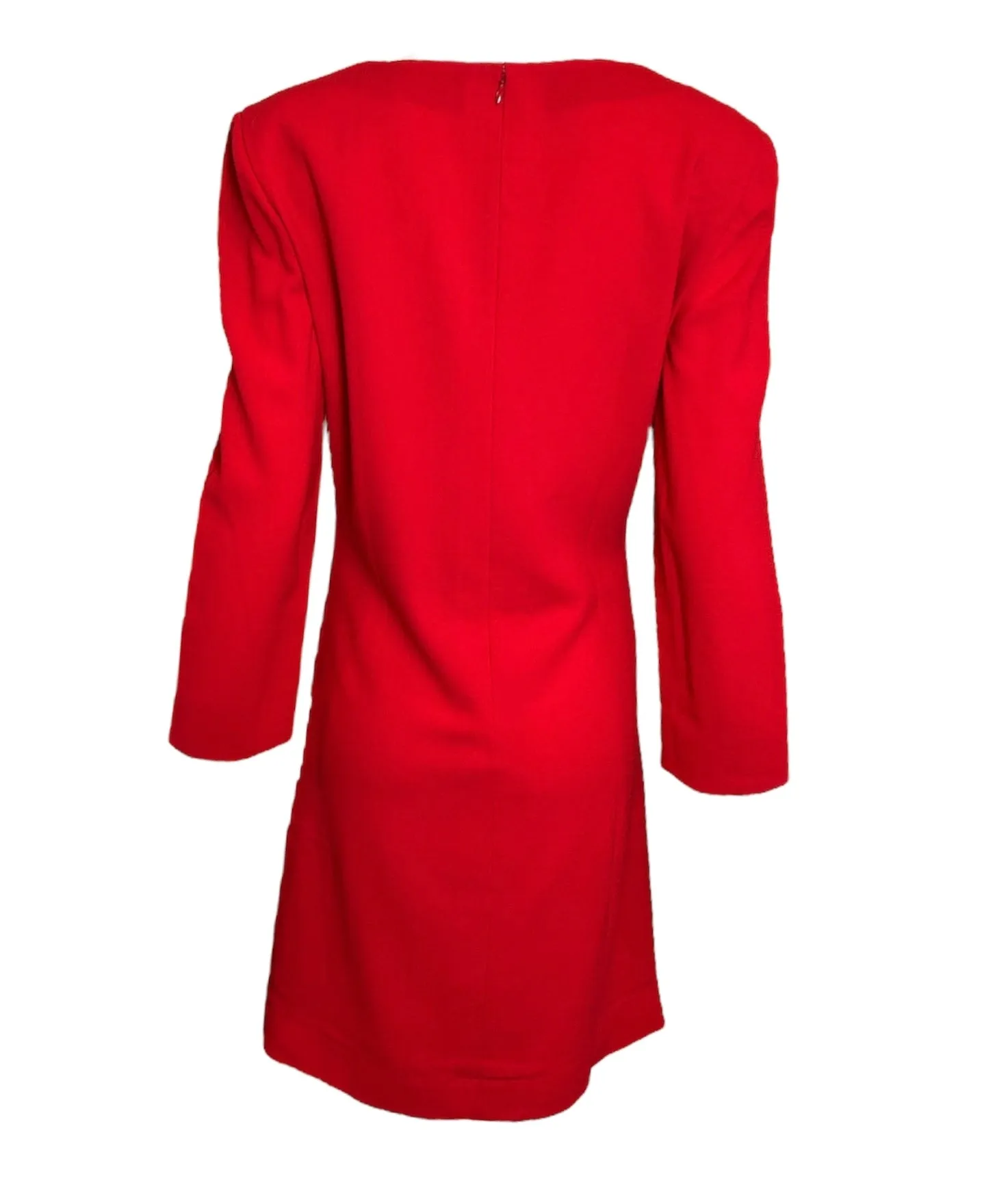 Pierre Cardin Haute Couture Red Mod Butterly Shift Dress
