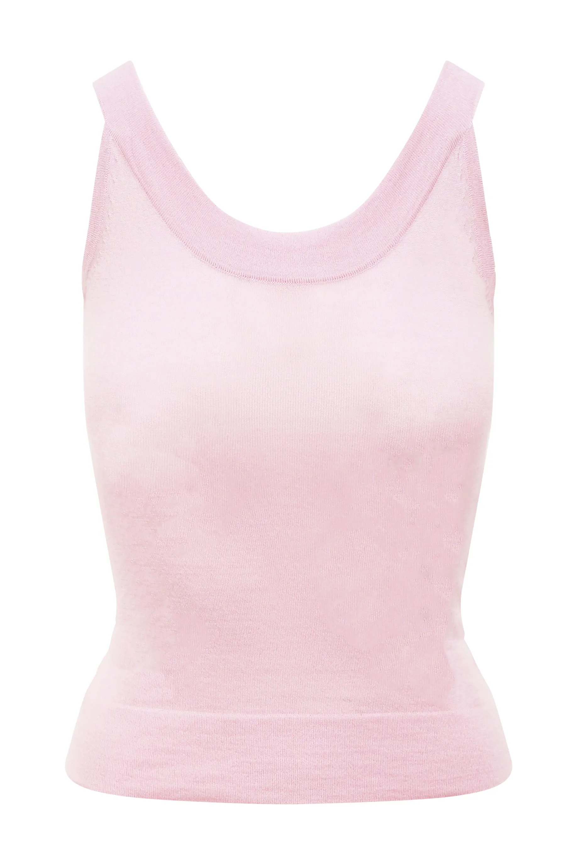 Pink Cashmere Tank Top