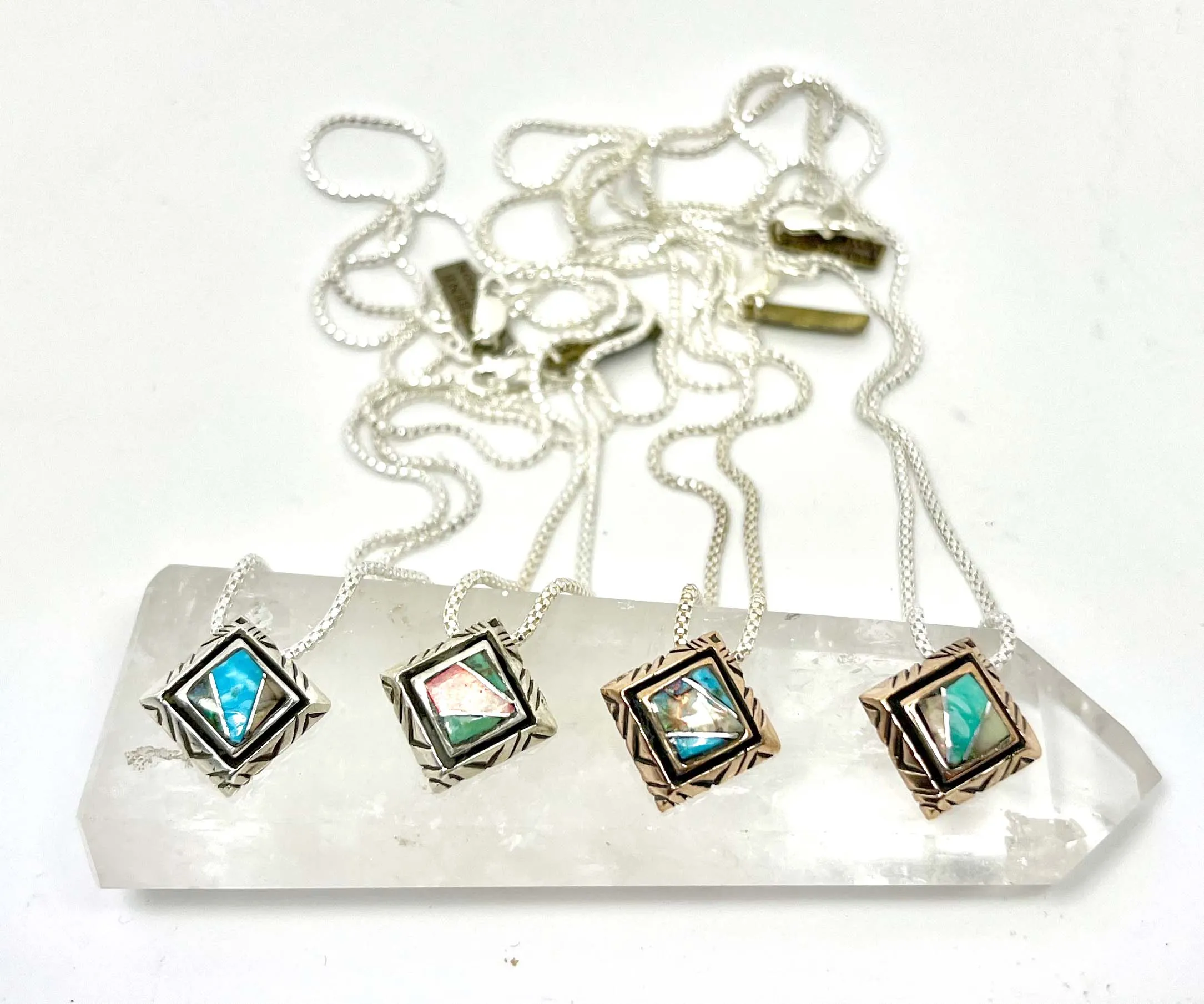 Pinnacle Diamond Shadowbox Necklace