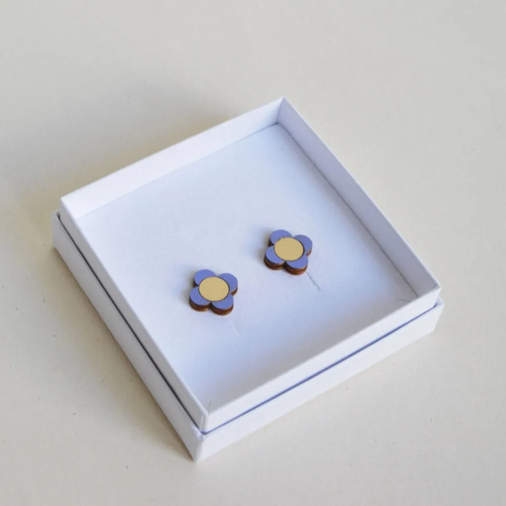 Pithy Luxury Jewellery - Flora Small Stud Earrings