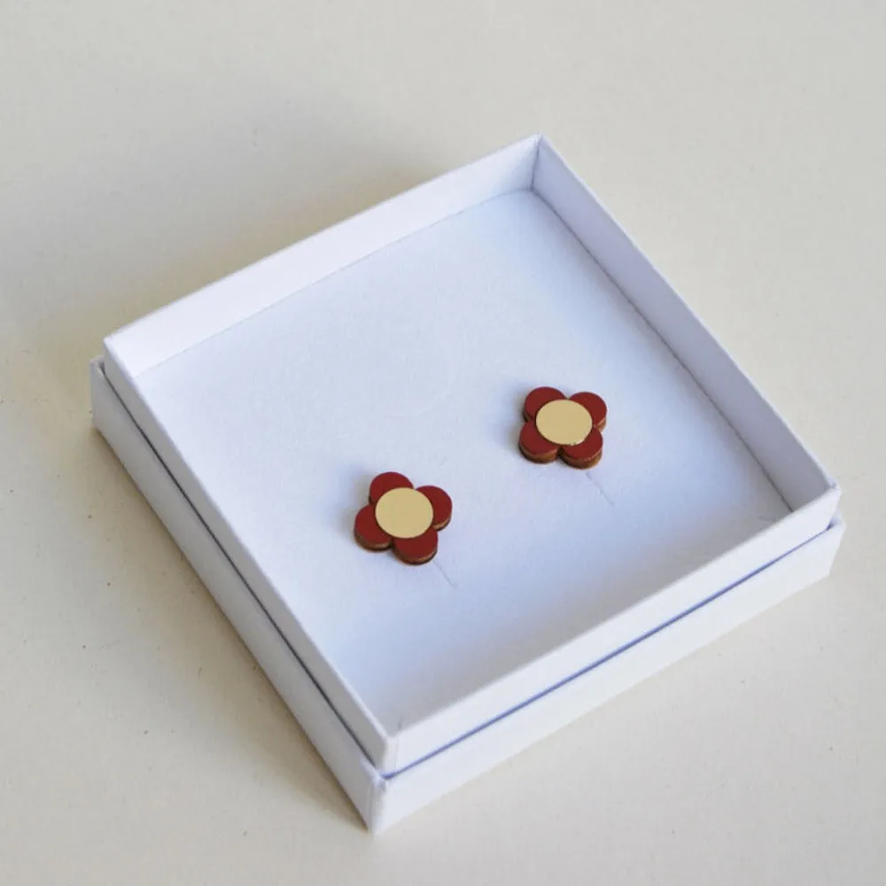 Pithy Luxury Jewellery - Flora Small Stud Earrings