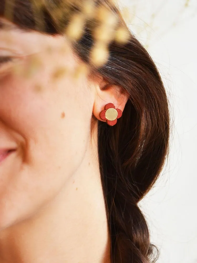 Pithy Luxury Jewellery - Flora Small Stud Earrings