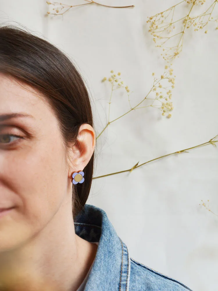Pithy Luxury Jewellery - Flora Small Stud Earrings