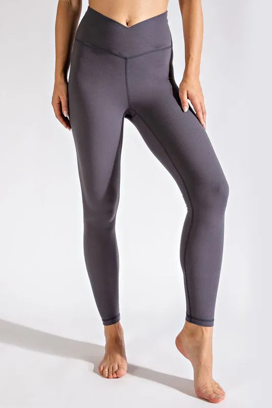 PLUS SIZE V Waist Leggings- 4 Colors!