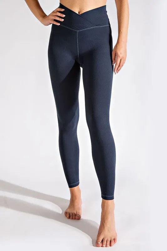 PLUS SIZE V Waist Leggings- 4 Colors!
