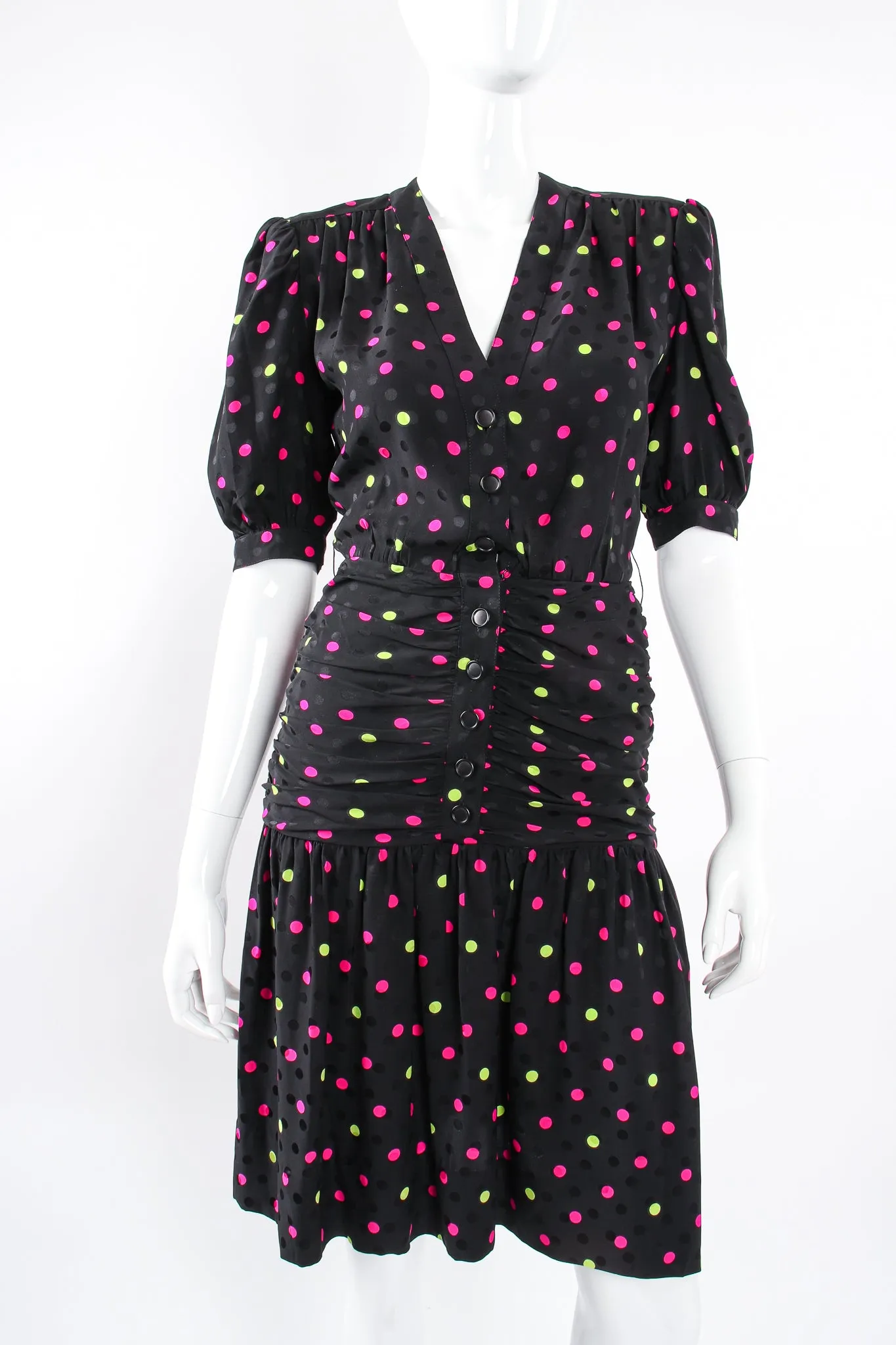 Polka Party Cocktail Dress
