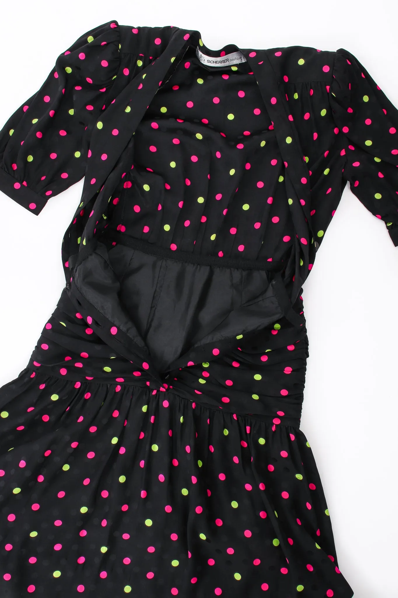 Polka Party Cocktail Dress