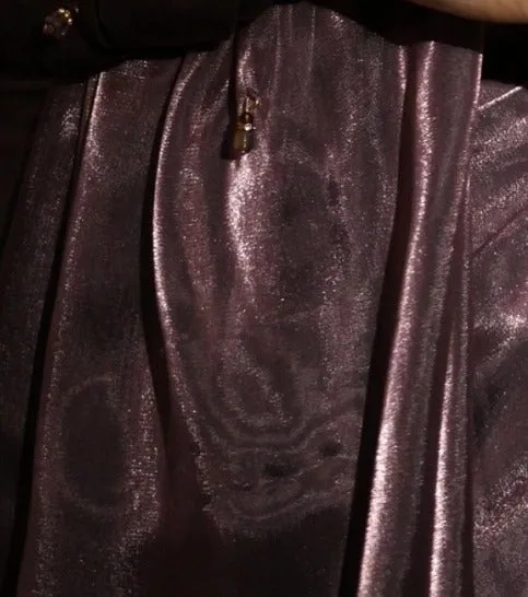 Pre-draped 1-minute Sensational Bronze Saree with Self Fabric Blouse
