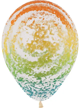 Rainbow Splatter Paint Party Balloons Pack