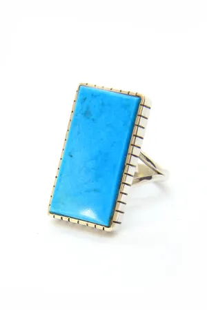 Ray Jack Kingman Turquoise Ring (Size 8)