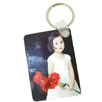 Rectangle Aluminum Keychain
