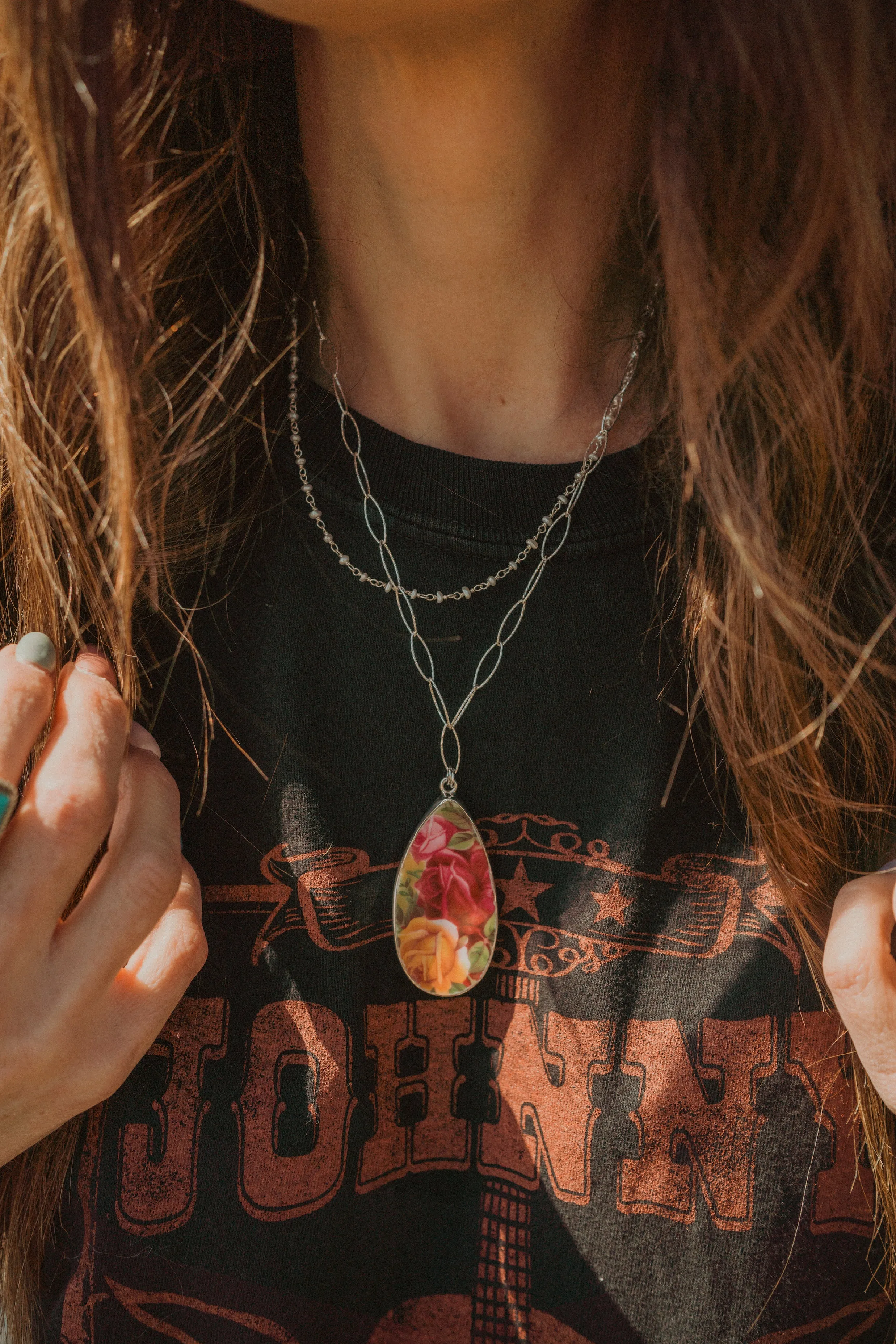 Red Roses Necklace