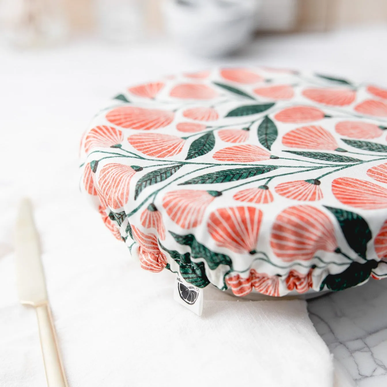 Reusable Dish Cover - Art Deco Floral
