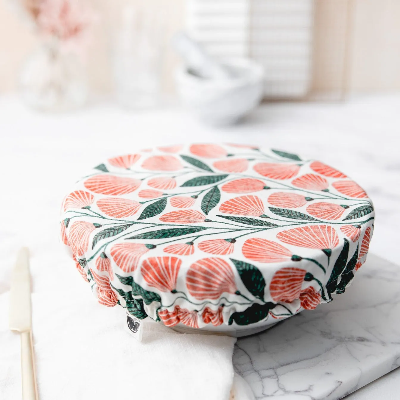 Reusable Dish Cover - Art Deco Floral