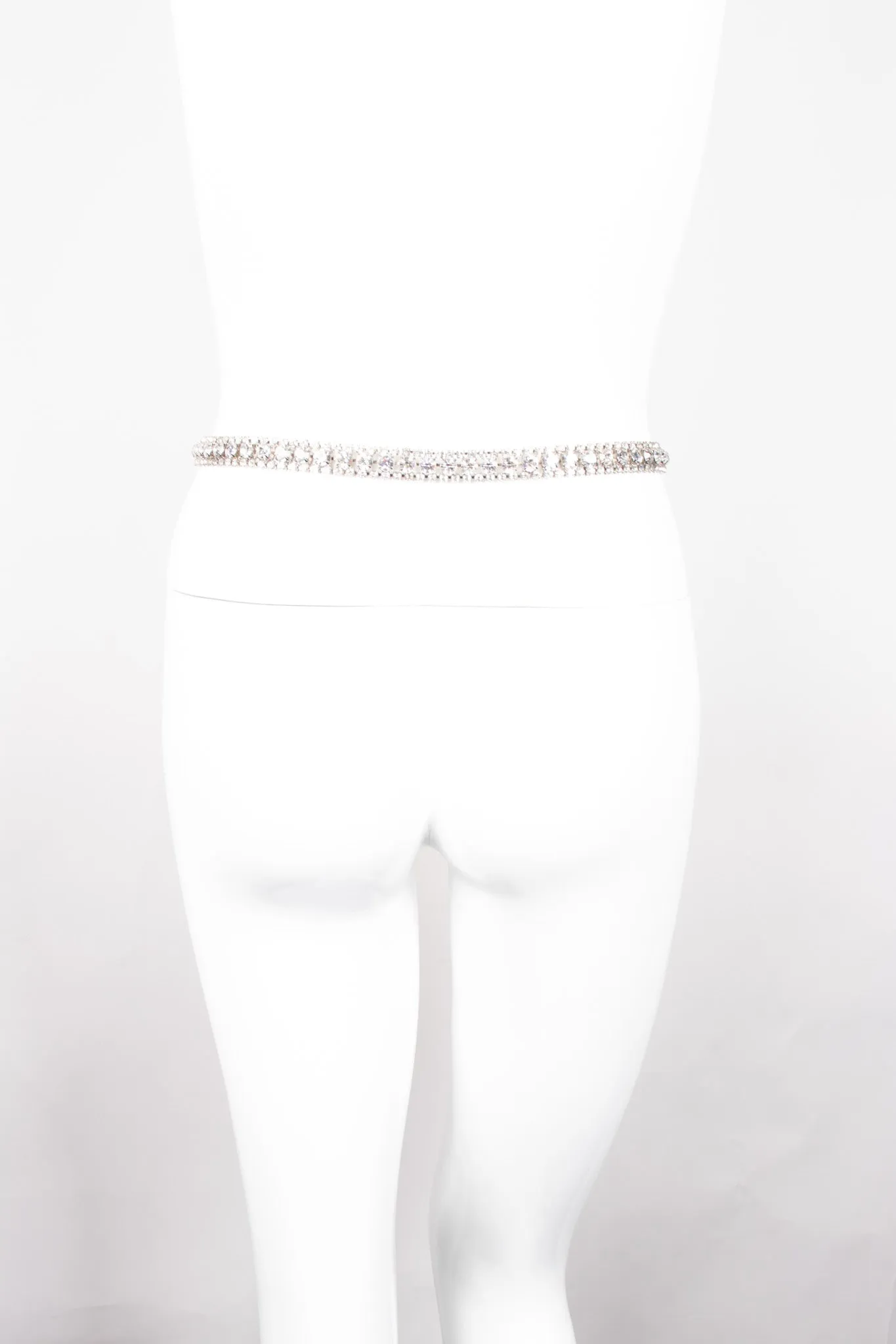 Rhinestone Loop Belt