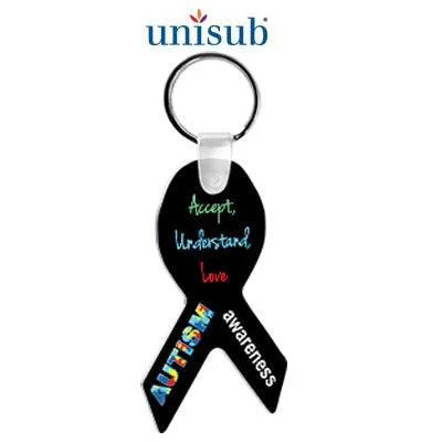 Ribbon Aluminum Keychain