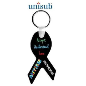 Ribbon Aluminum Keychain