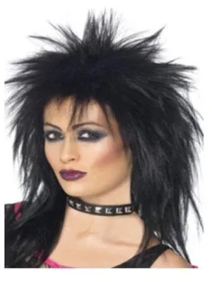 Rock Diva Wig Black