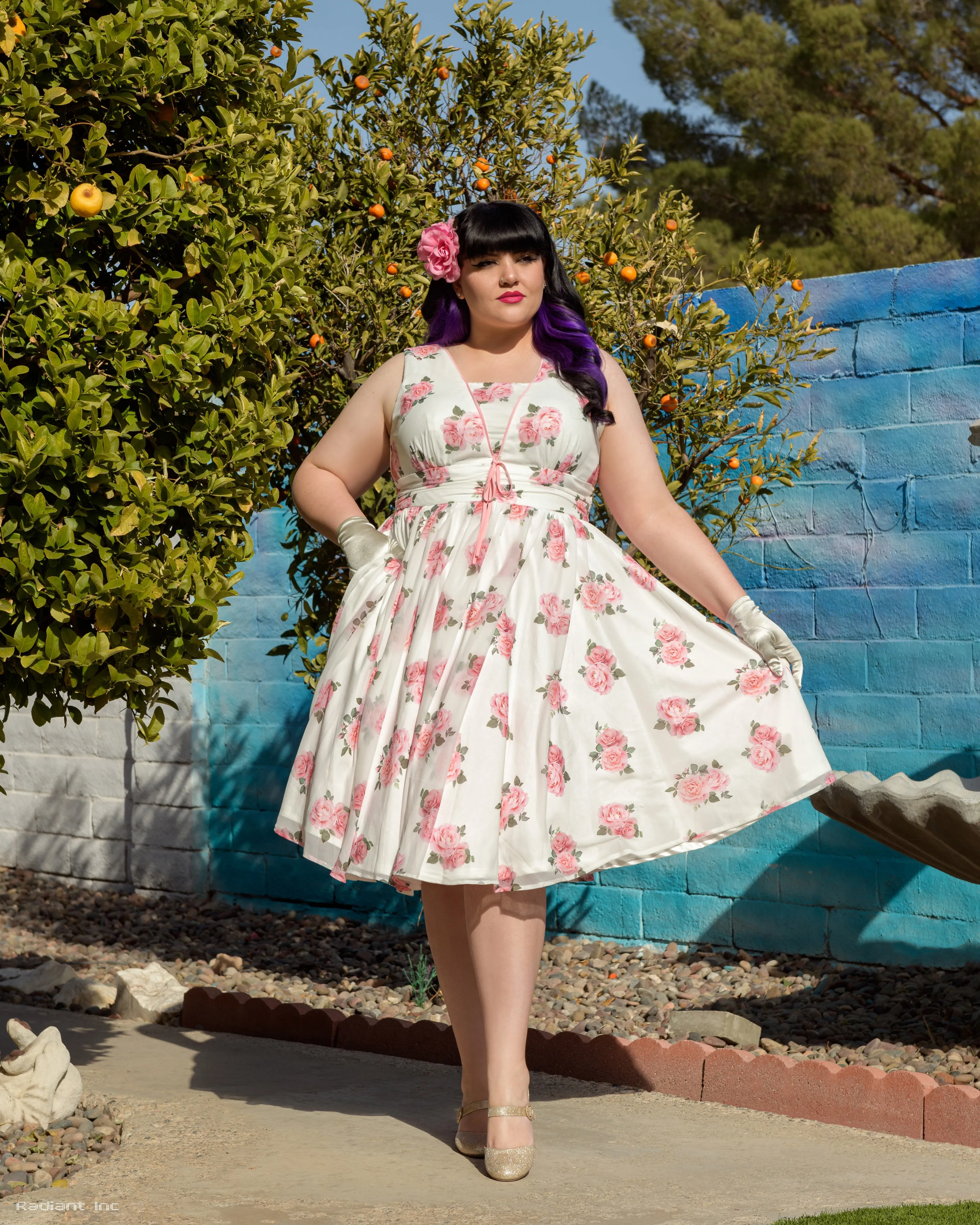 Roseto Swing dress