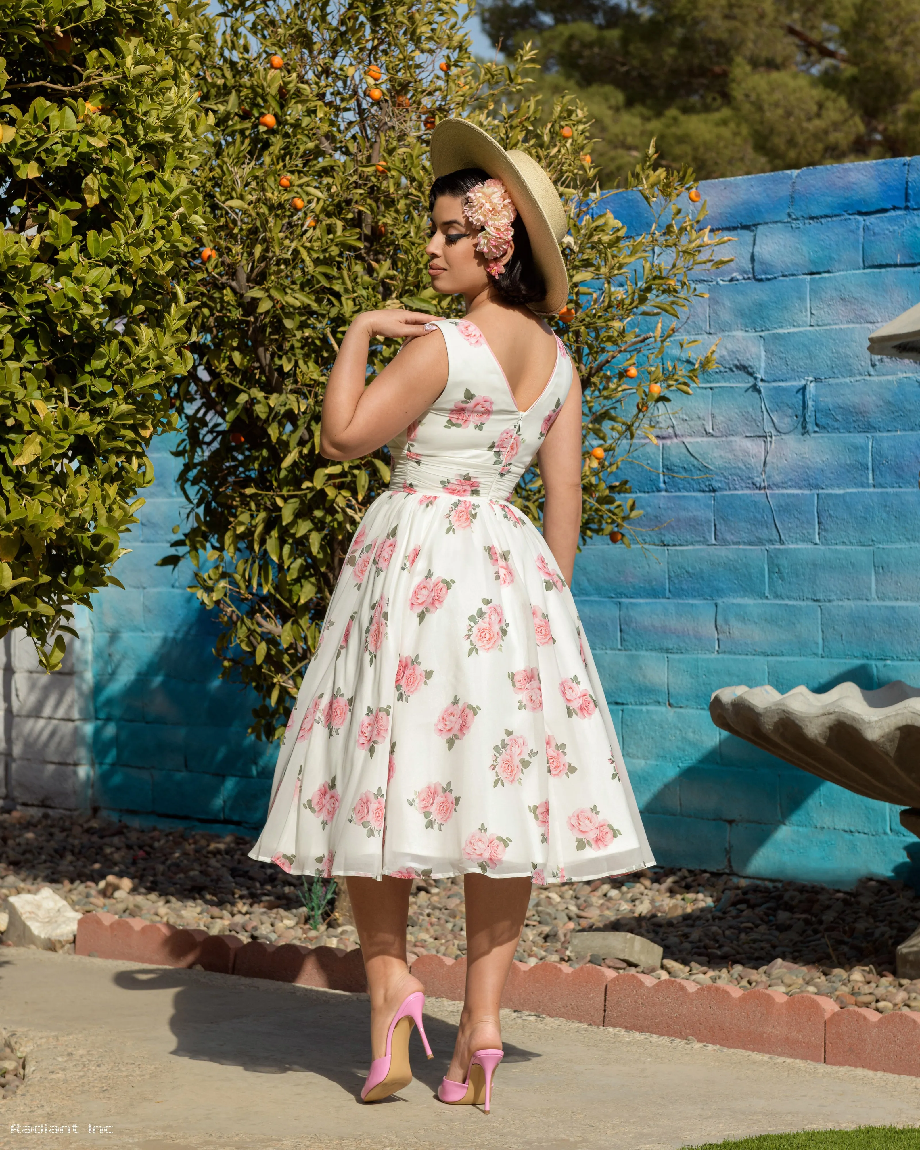 Roseto Swing dress