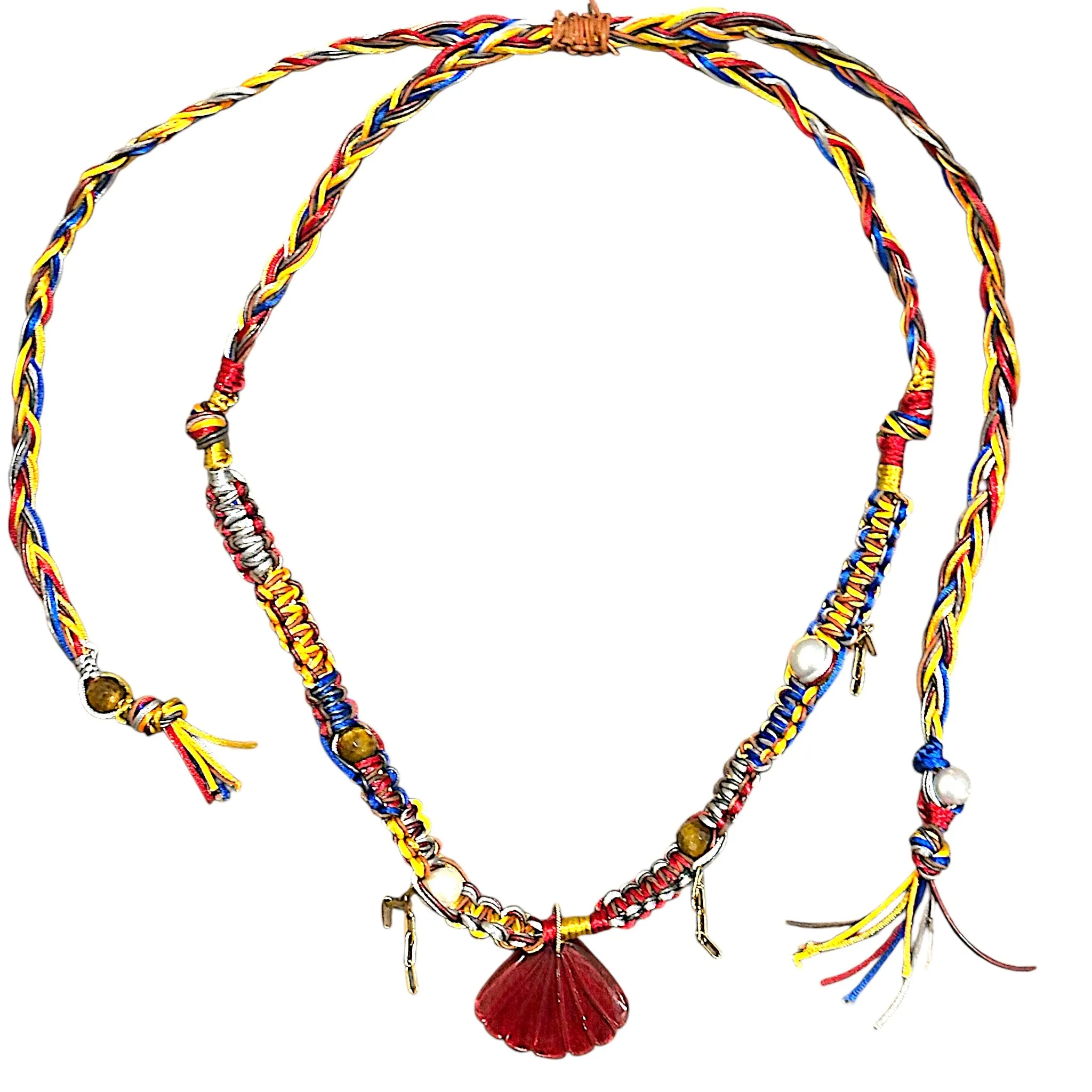 RUBY SEASHELL ROCKSTAR NECKLACE