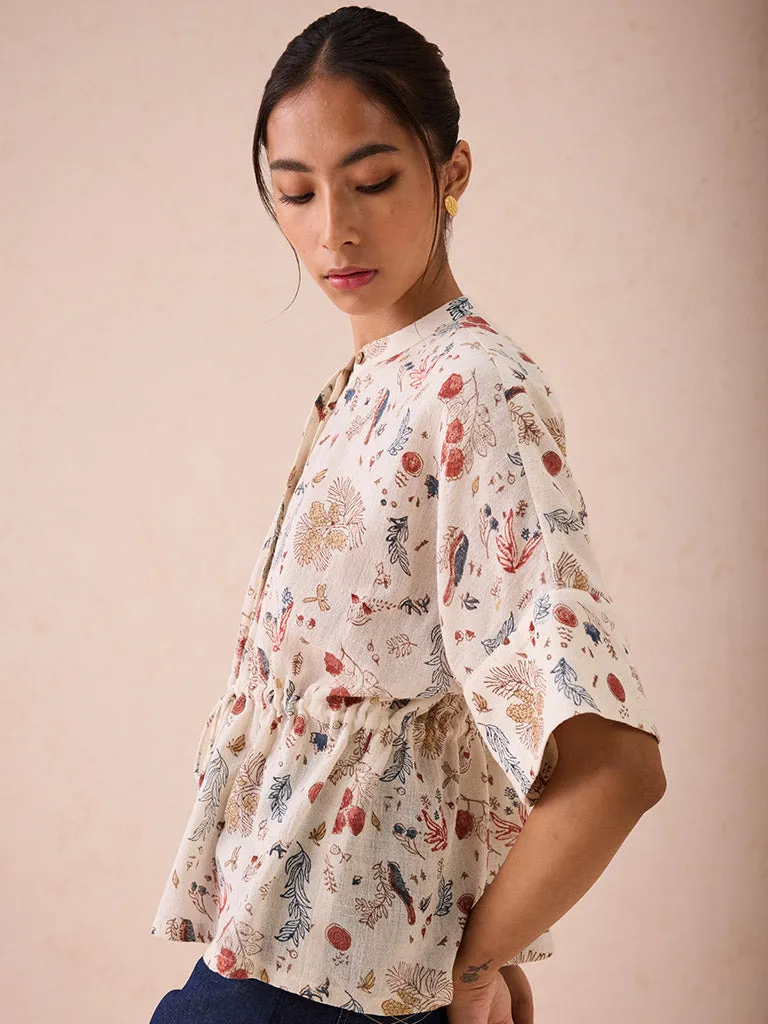 Rustic Beginnings Peplum Top