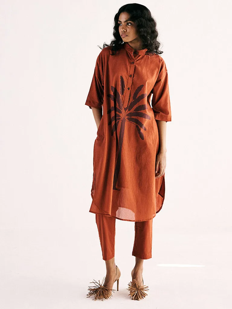 Rustic Palm Tunic Set