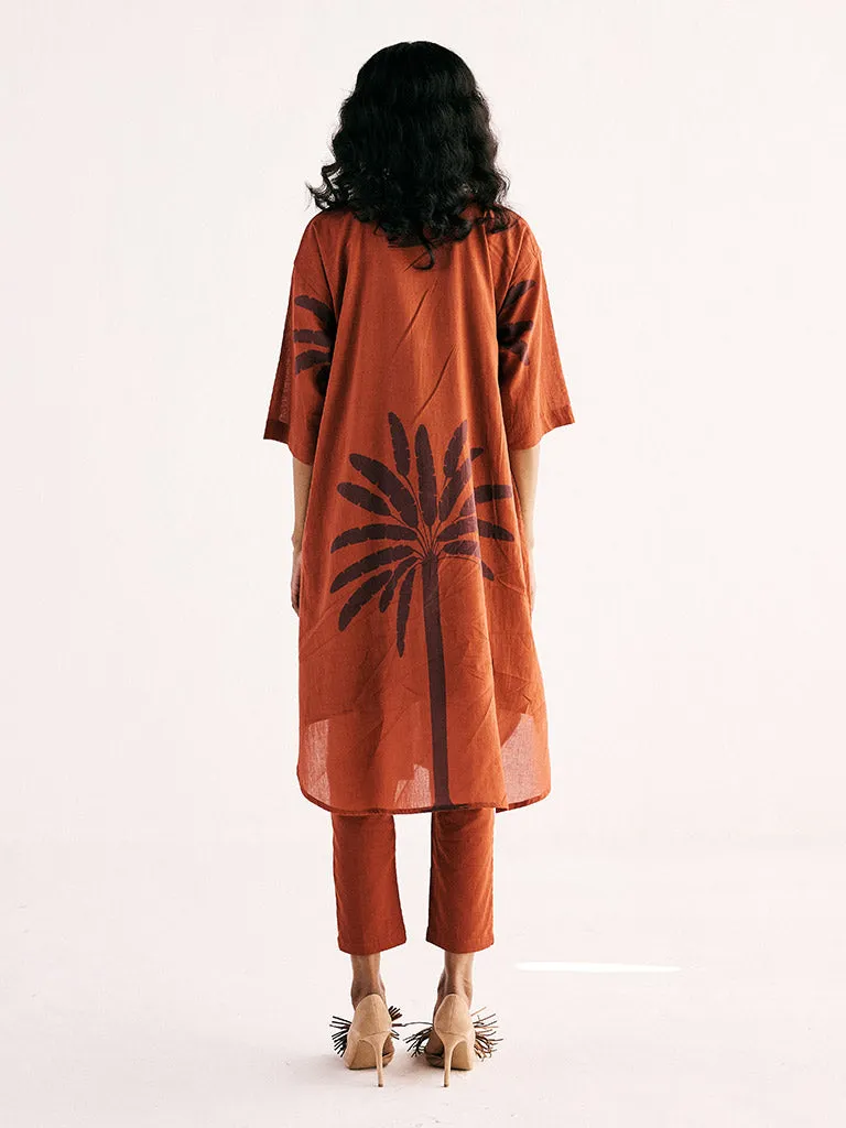 Rustic Palm Tunic Set