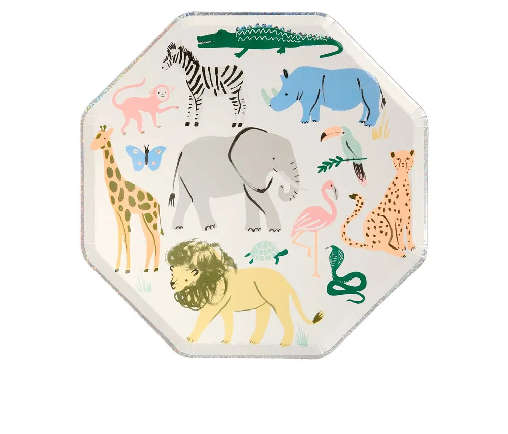 Safari Animals Dinner Plates