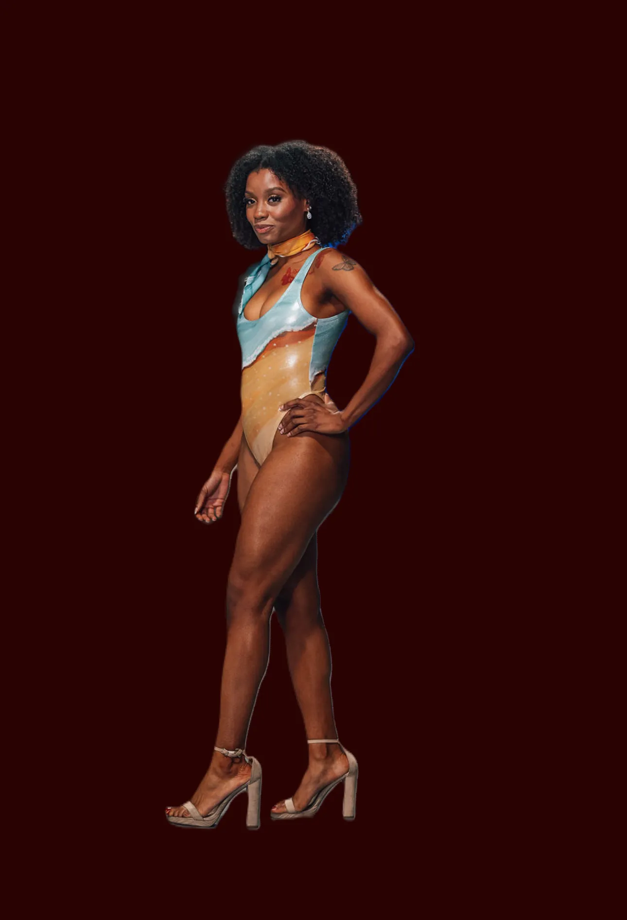 Sea and Sand Foil Swimsuit