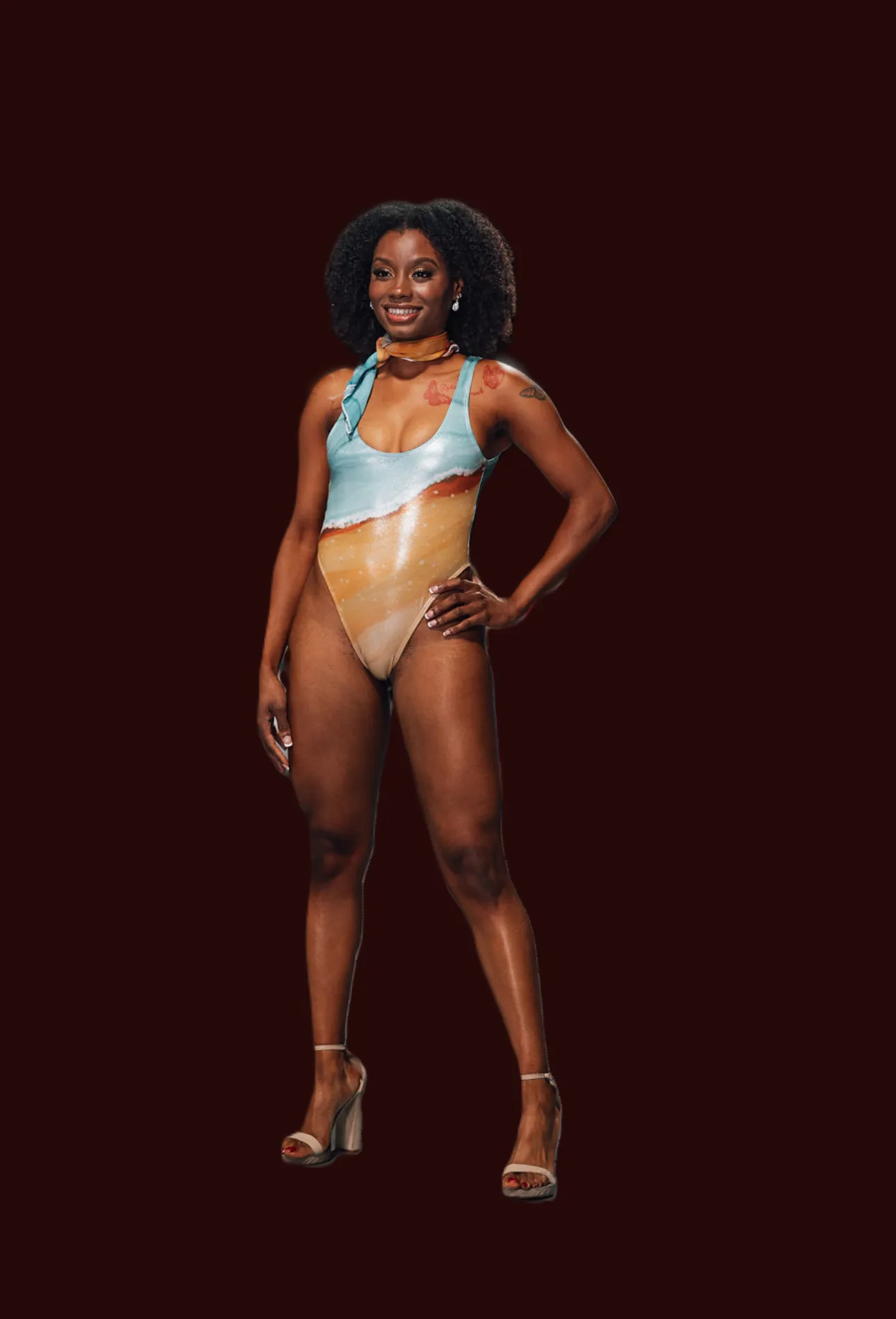 Sea and Sand Foil Swimsuit