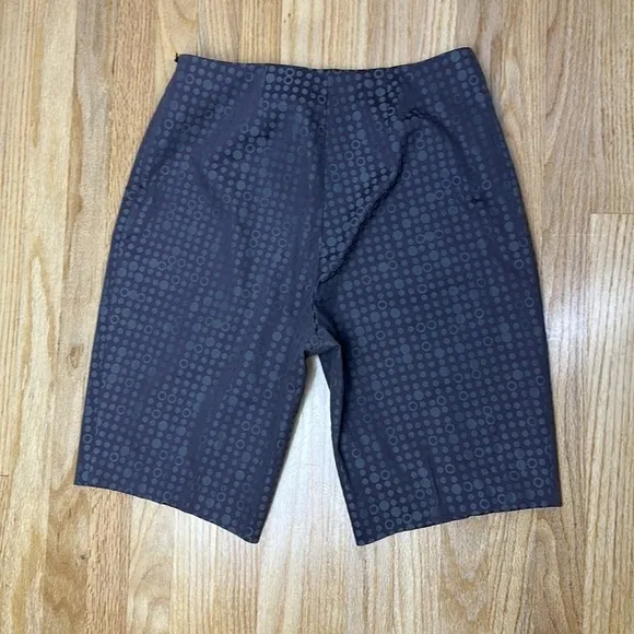 See By Chloe Printed Bermuda Dressy Short Neutral High Waist Size 6 Brunch EUC