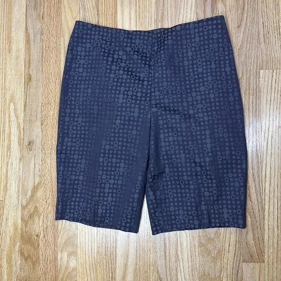 See By Chloe Printed Bermuda Dressy Short Neutral High Waist Size 6 Brunch EUC