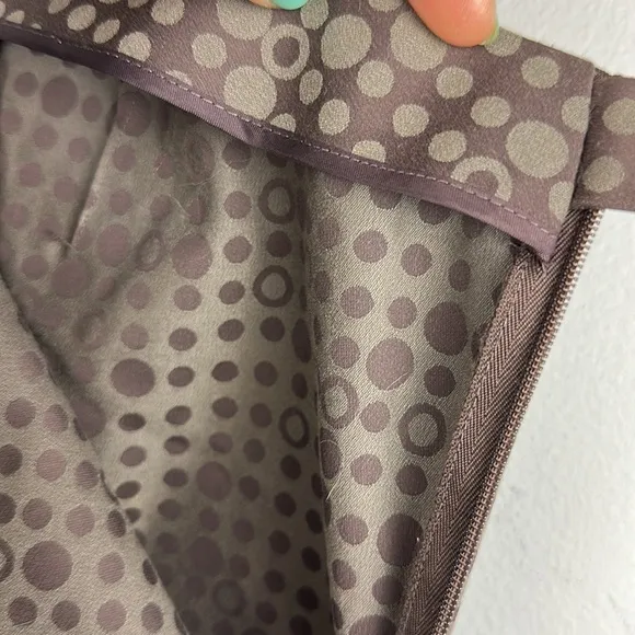 See By Chloe Printed Bermuda Dressy Short Neutral High Waist Size 6 Brunch EUC
