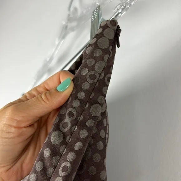 See By Chloe Printed Bermuda Dressy Short Neutral High Waist Size 6 Brunch EUC