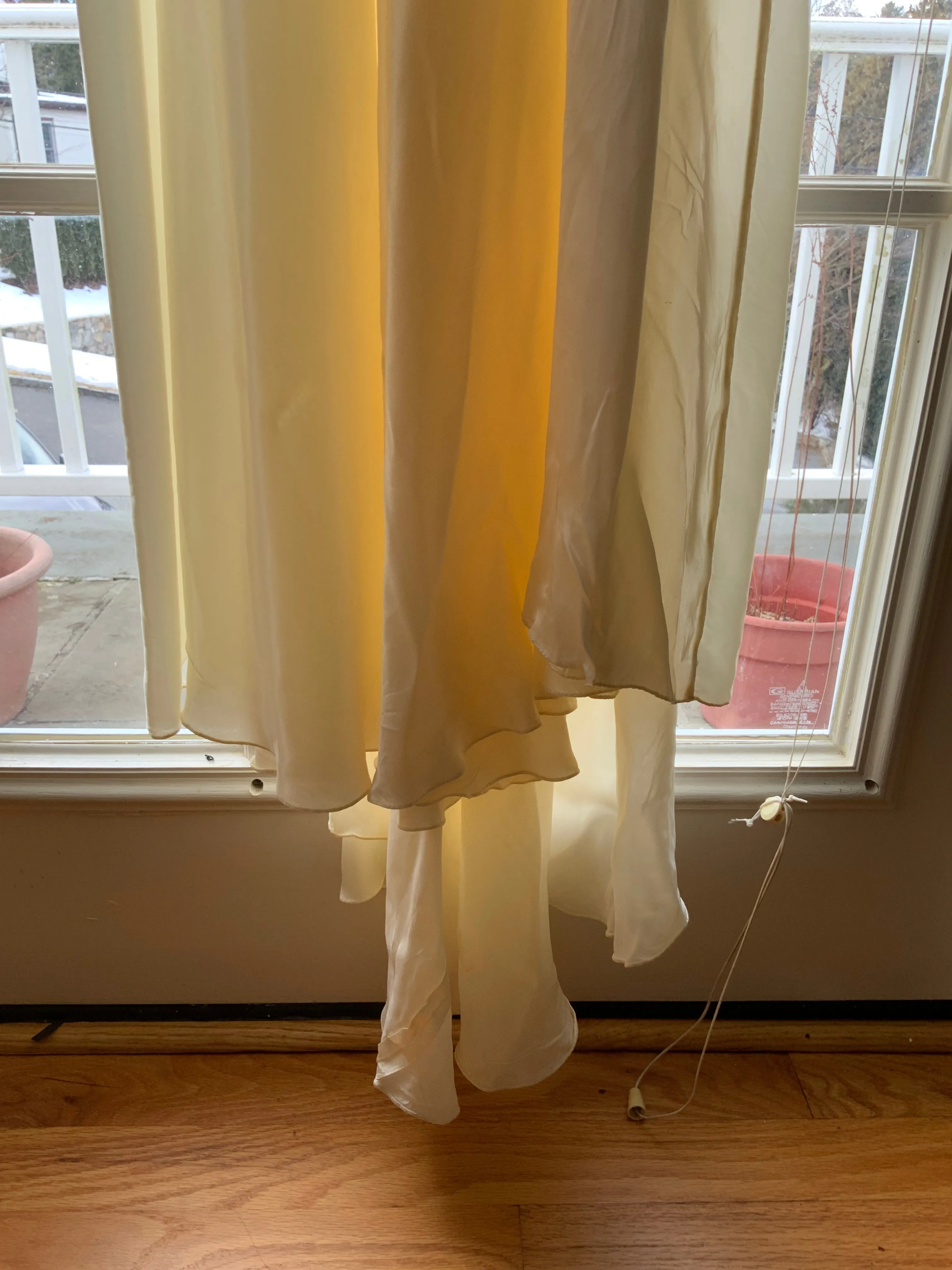 Silk Bridal Nightgown - 30s - 30E