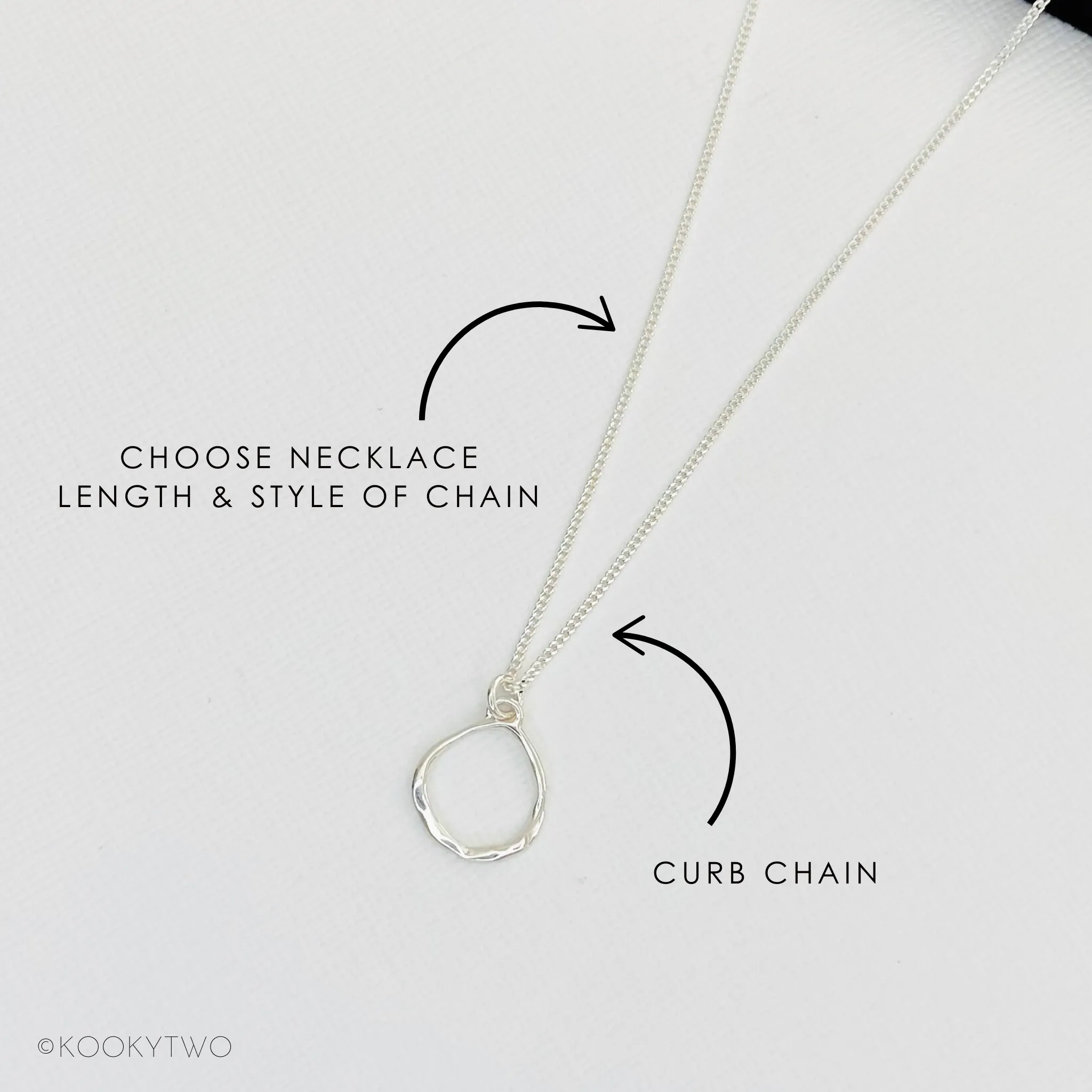 Silver Circle Necklace