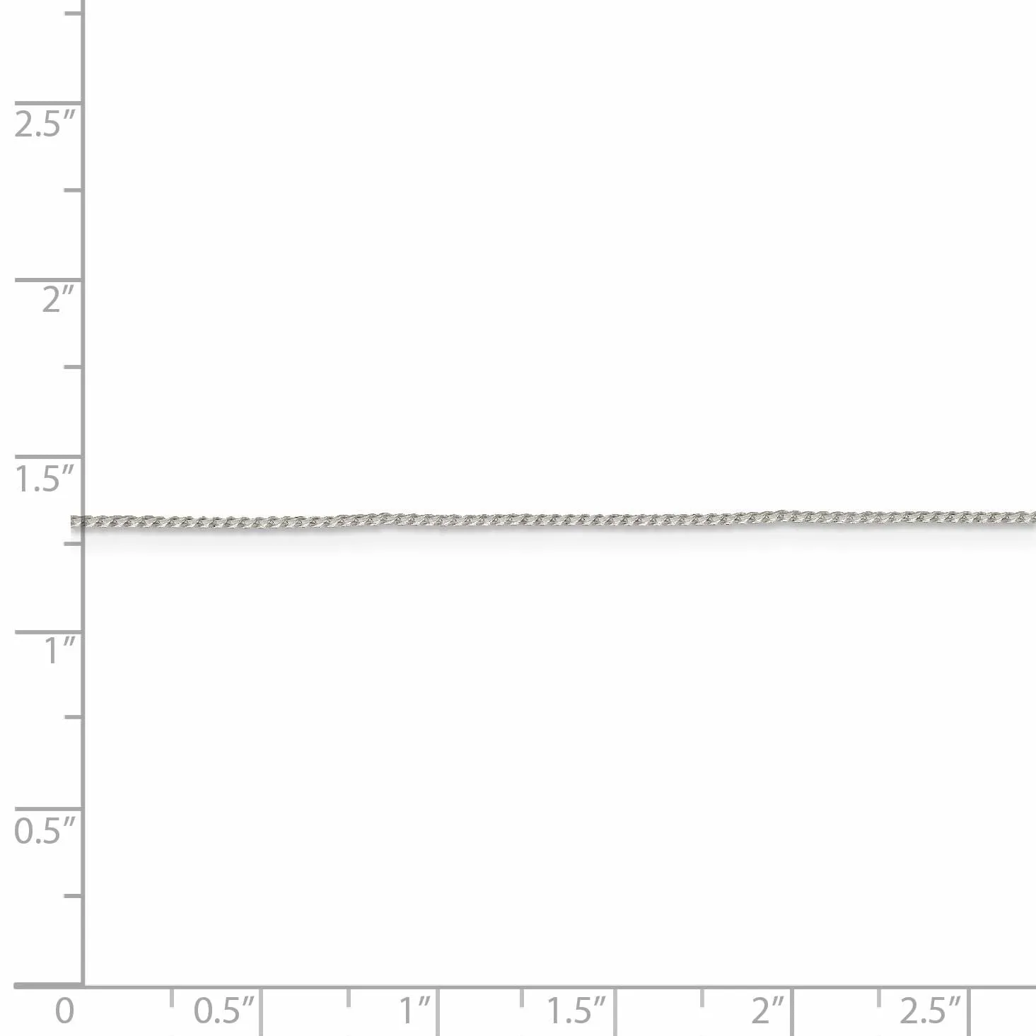 Silver Polish 0.95-mm Solid Round Franco Chain