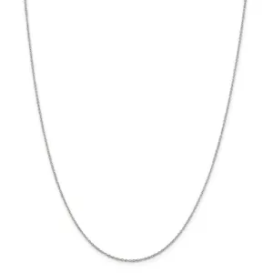 Silver Polished 1.1-mm Fancy Rolo Chain